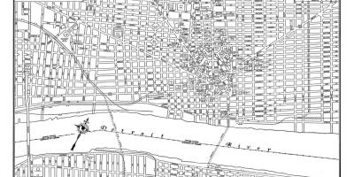 Mapa de carrers de Detroit