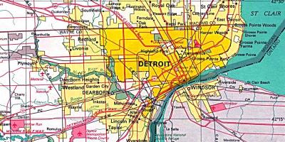 Mapa De Detroit
