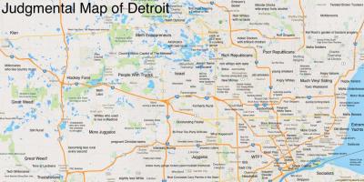 Judgemental mapa de Detroit